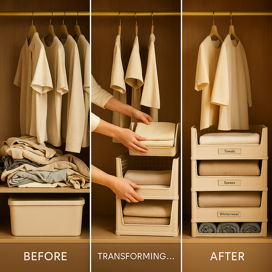 Foldable Stackable Storage