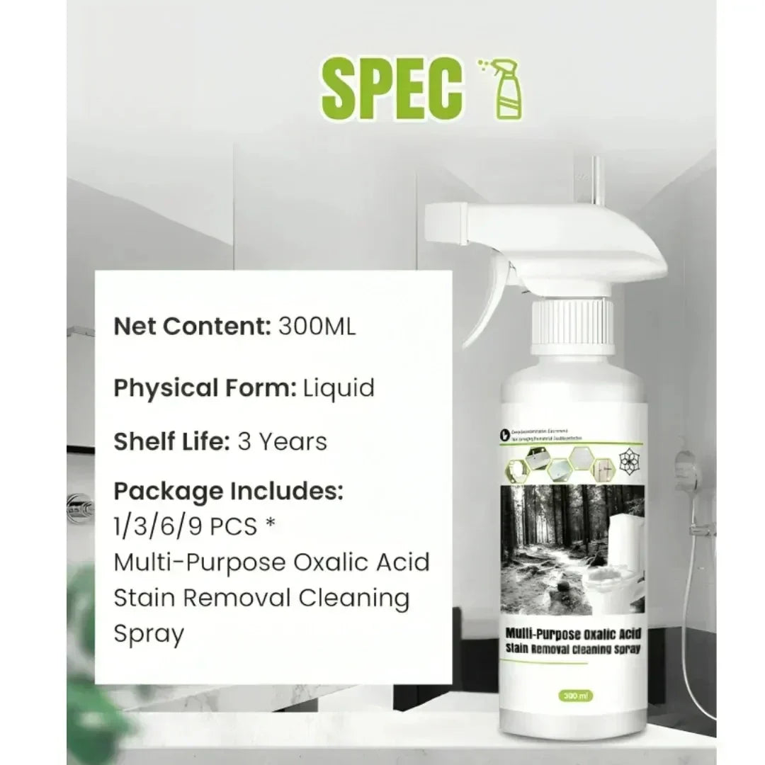 POWERFUL OXALIC ACID SURFACE CLEANER – 300ML EACH (BUY 1 GET 1 FREE)