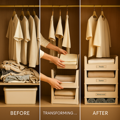 Foldable Stackable Storage