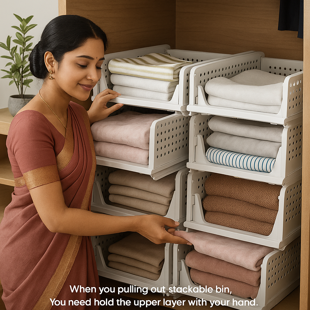 Foldable Stackable Storage