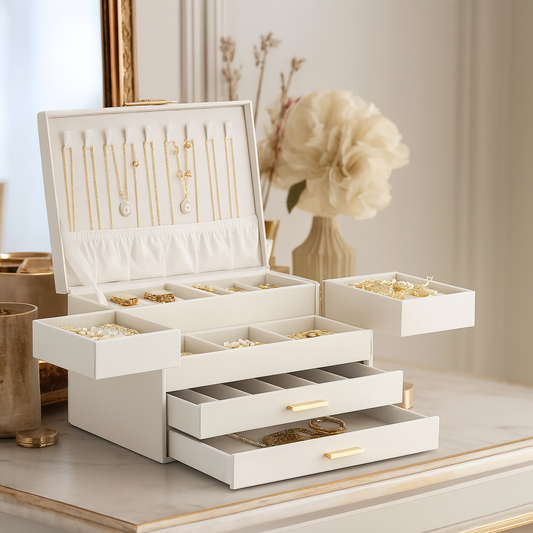 4 Layer Luxury Jewelry Box