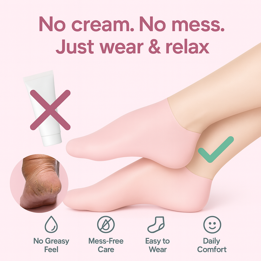 Winter Skin Care Silicon Socks