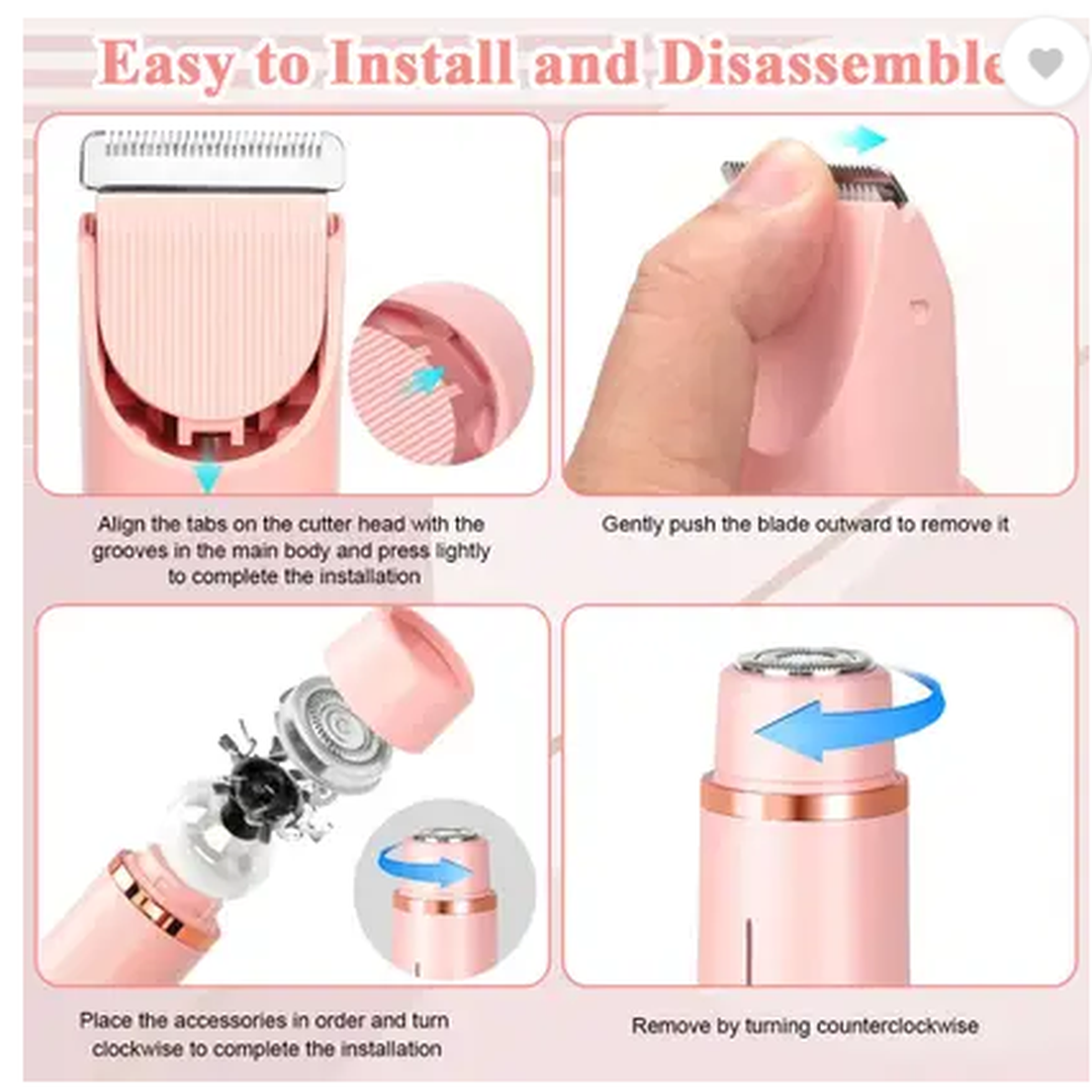 Women’s 2-in-1 Electric Hair Removal Trimmer